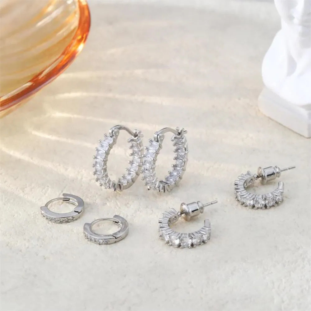 14K Gold-Plated Hoop Set | 3 Elegant Sizes You’ll Wear Every Day