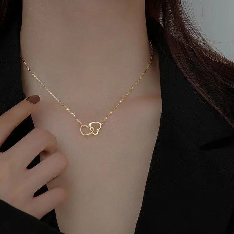 Linked Hearts Elegance Necklace